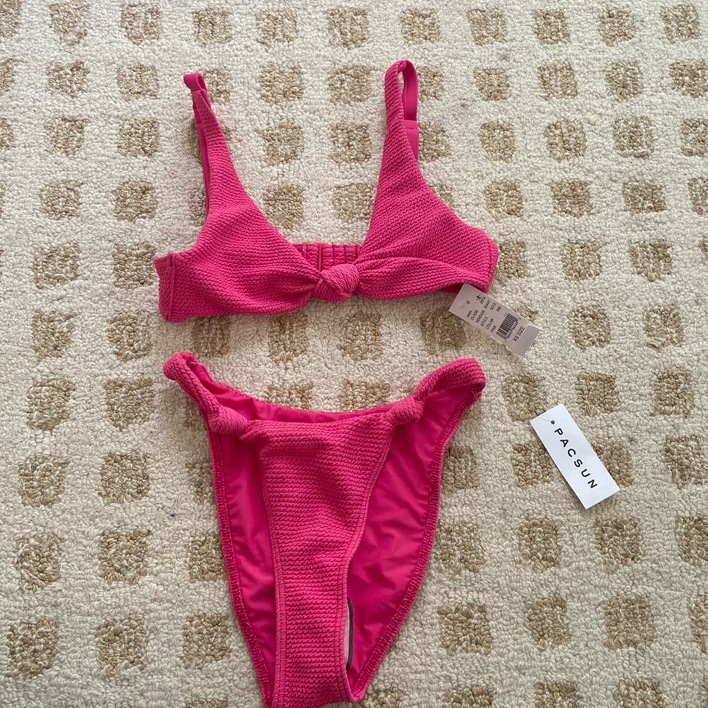 NWT Pink PacSun bikini set